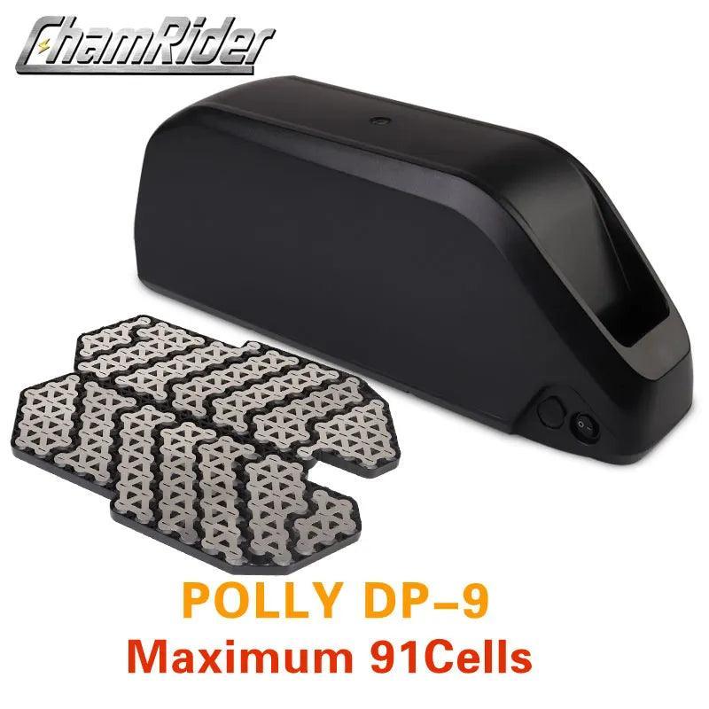 Battery Case Battery box Polly Down Tube Downtube Electric bike E-bike 10S 6P 7P 13S 14S 5P Nickle strips 18650 cells - VirtuousWares:Global