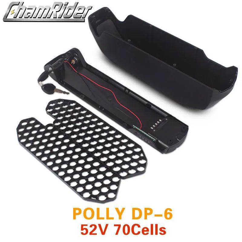 Battery Case Battery box Polly Down Tube Downtube Electric bike E-bike 10S 6P 7P 13S 14S 5P Nickle strips 18650 cells - VirtuousWares:Global