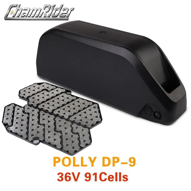 Battery Case Battery box Polly Down Tube Downtube Electric bike E-bike 10S 6P 7P 13S 14S 5P Nickle strips 18650 cells - VirtuousWares:Global