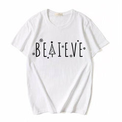 Believe Letter Graphic Tee - VirtuousWares:Global