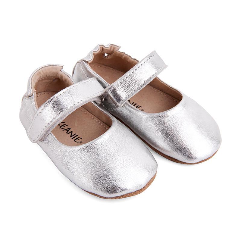 Bella Pre/First Walker Mary Jane Shoes Metallic Silver - VirtuousWares:Global