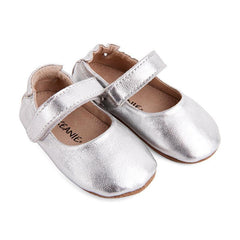 Bella Pre/First Walker Mary Jane Shoes Metallic Silver - VirtuousWares:Global
