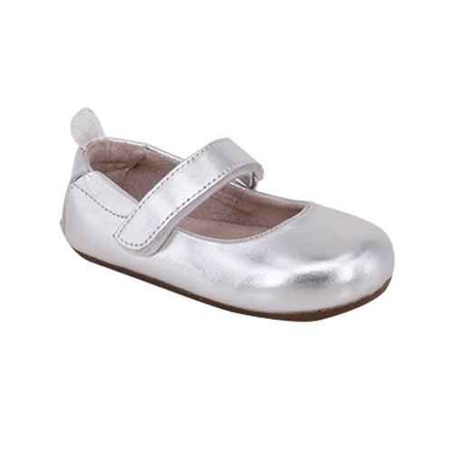 Bella Pre/First Walker Mary Jane Shoes Metallic Silver - VirtuousWares:Global