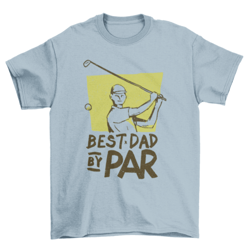 Best Dad Golf T-shirt - VirtuousWares:Global