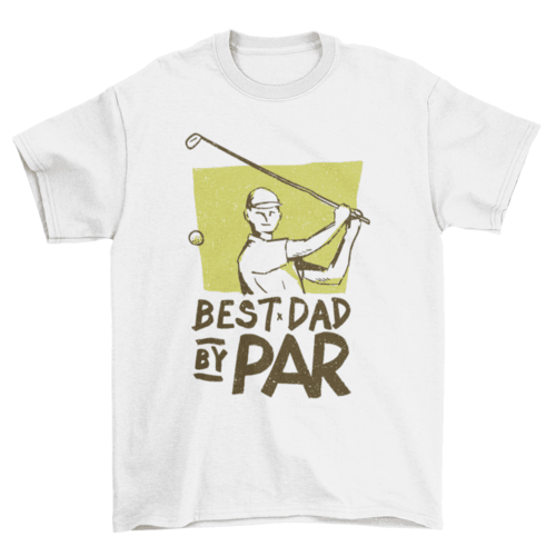 Best Dad Golf T-shirt - VirtuousWares:Global