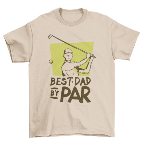 Best Dad Golf T-shirt - VirtuousWares:Global