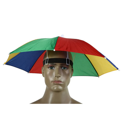 Best Portable Rain Umbrella Hat Army Green Foldable - VirtuousWares:Global