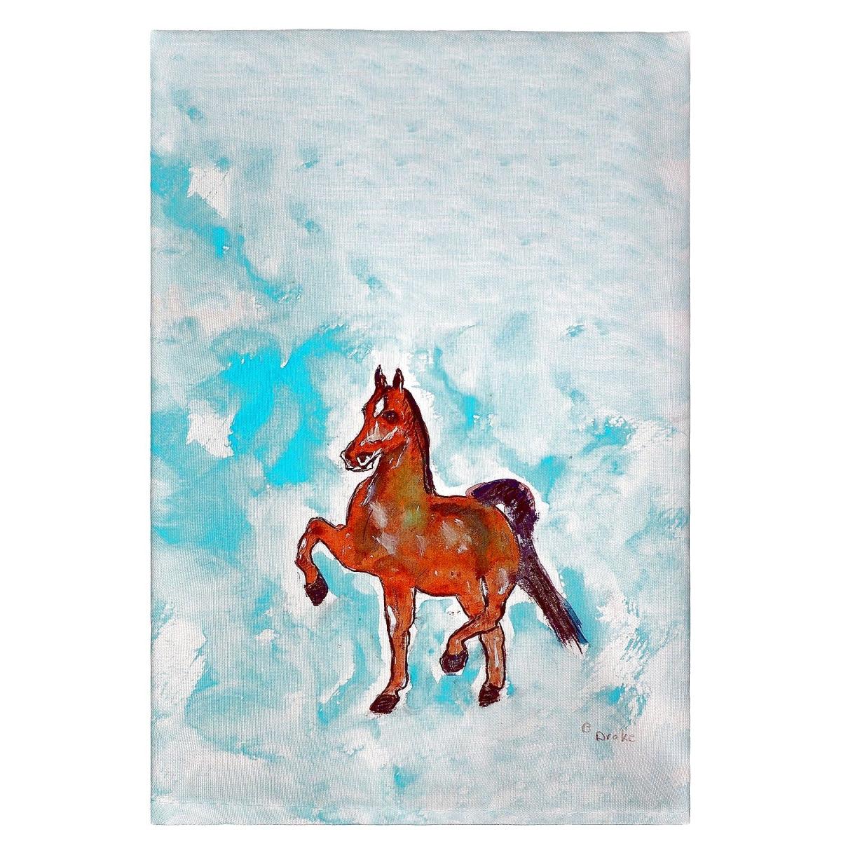 Betsy Drake GT943 Dancing Horse Guest Towel - VirtuousWares:Global