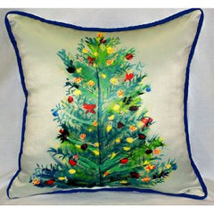 Betsy Drake ZP905 Christmas Tree Throw Pillow- 22 x 22 in. - VirtuousWares:Global