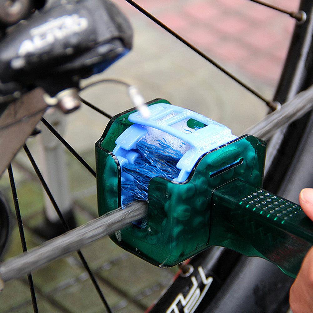 Bicycle Chain Cleaner Scrubber Brush Cycling Cleaning Kit - VirtuousWares:Global