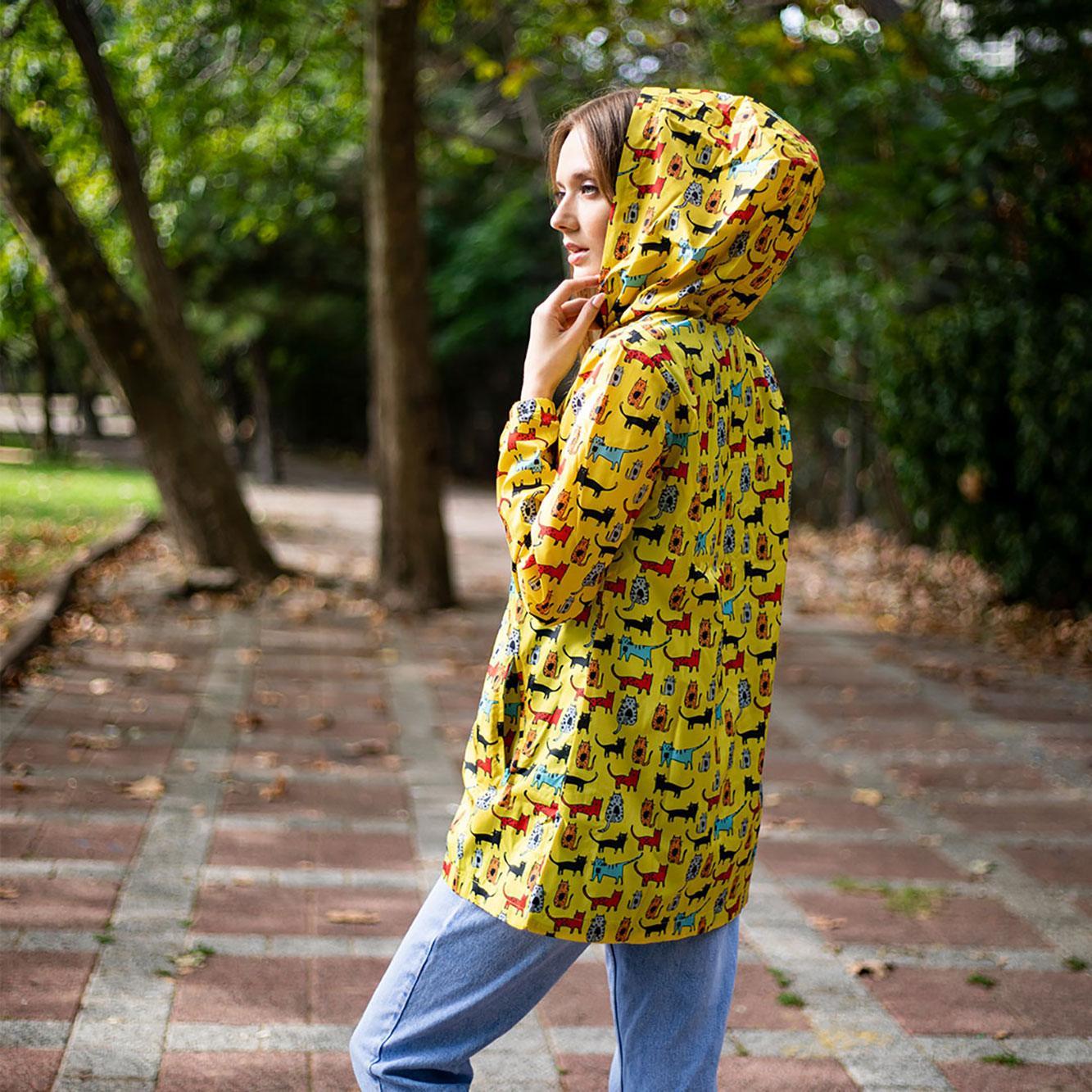 Biggdesign Cats Rain Jackets For Women, Womens Rain Jackets, - VirtuousWares:Global