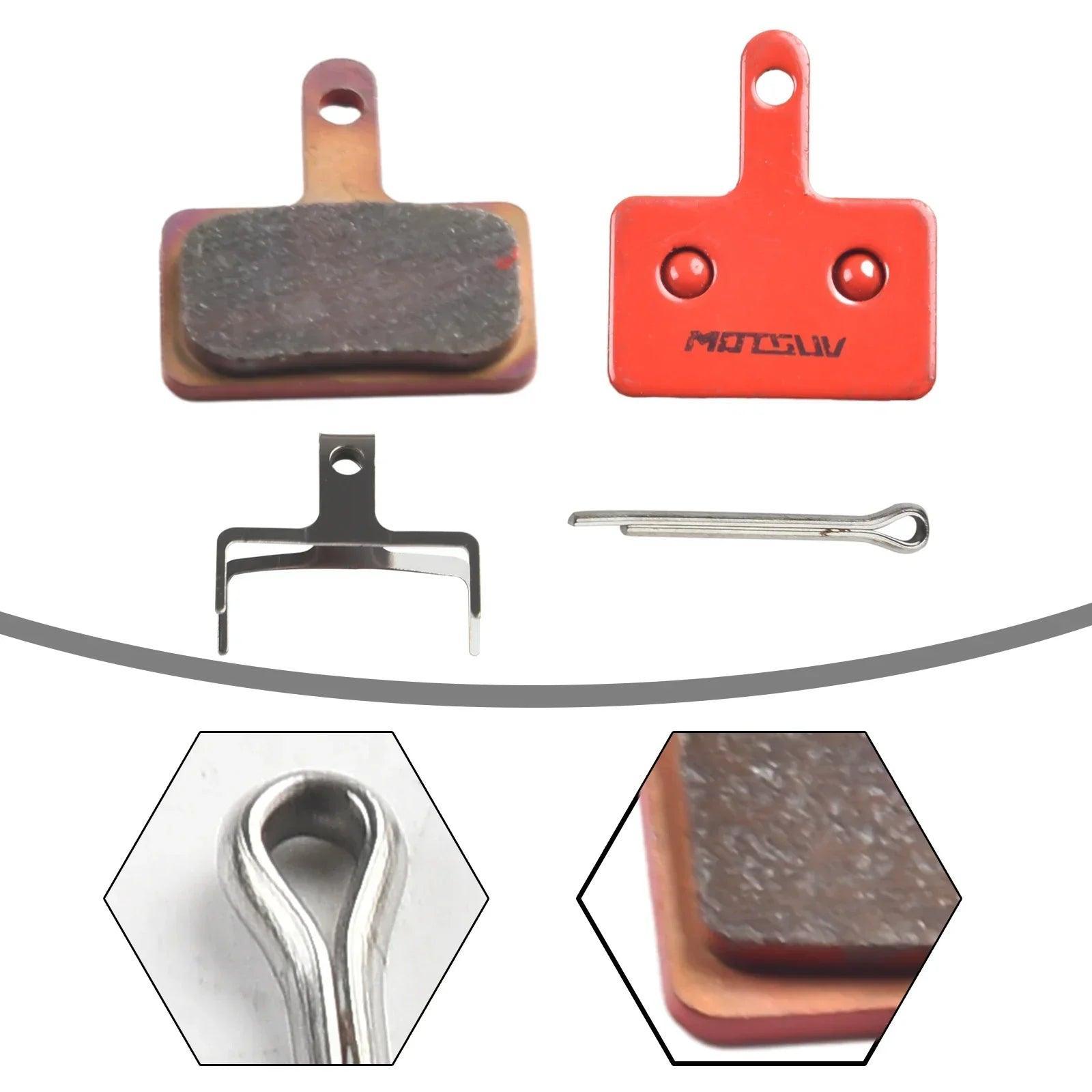 Bike Disc Brake Pads Outdoor Blue/Green/Red Waterproof 3000-5000KM - VirtuousWares:Global