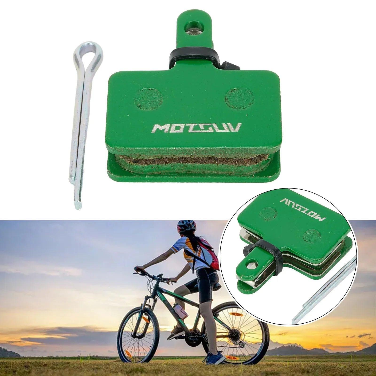 Bike Disc Brake Pads Outdoor Blue/Green/Red Waterproof 3000-5000KM - VirtuousWares:Global