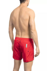 Bikkembergs Red Polyamide Swimwear - VirtuousWares:Global