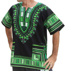 Black African Dashiki Shirt / Festival Shirt - VirtuousWares:Global