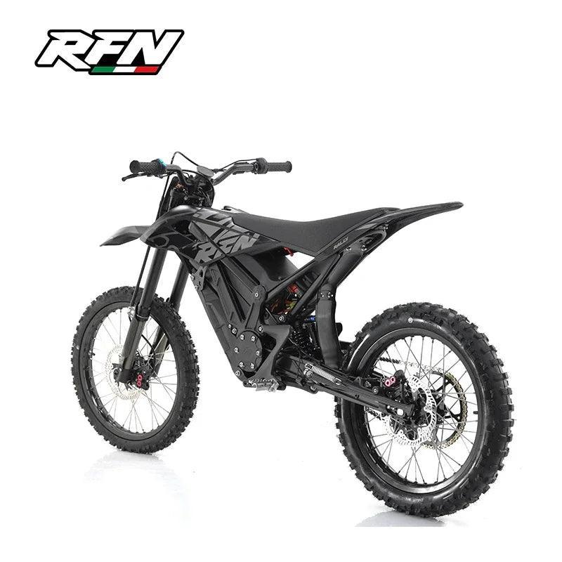 Black Apollo RFN Ares Rally Pro Electric Dirt Bike 74V 43Ah 65Km/h - VirtuousWares:Global