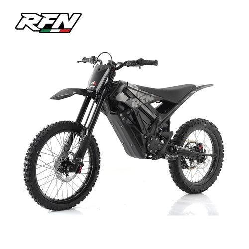 Black Apollo RFN Ares Rally Pro Electric Dirt Bike 74V 43Ah 65Km/h - VirtuousWares:Global
