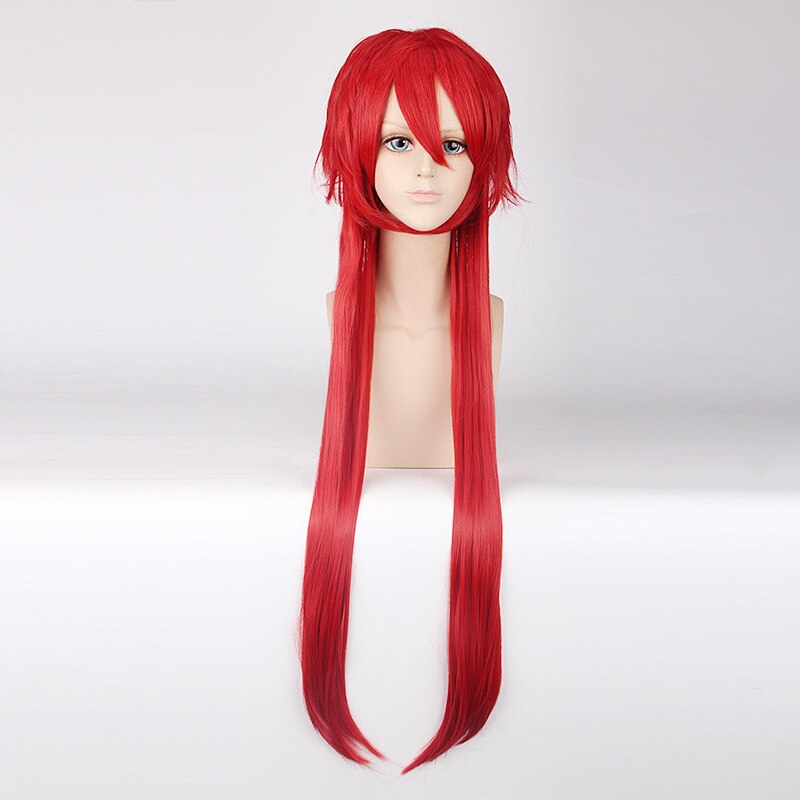 Black Butler Grell Sutcliff Long Straight Layered - VirtuousWares:Global