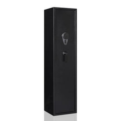 Black Steel Biometric Fingerprint with Digital Lock Gun Safe Cabinet - VirtuousWares:Global