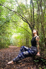 Blue ELEPHANT Pants Women Boho Pants Hippie Pants Yoga - VirtuousWares:Global