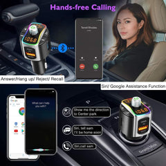 Bluetooth 5.0 FM Transmitter Car Radio Adapter - VirtuousWares:Global