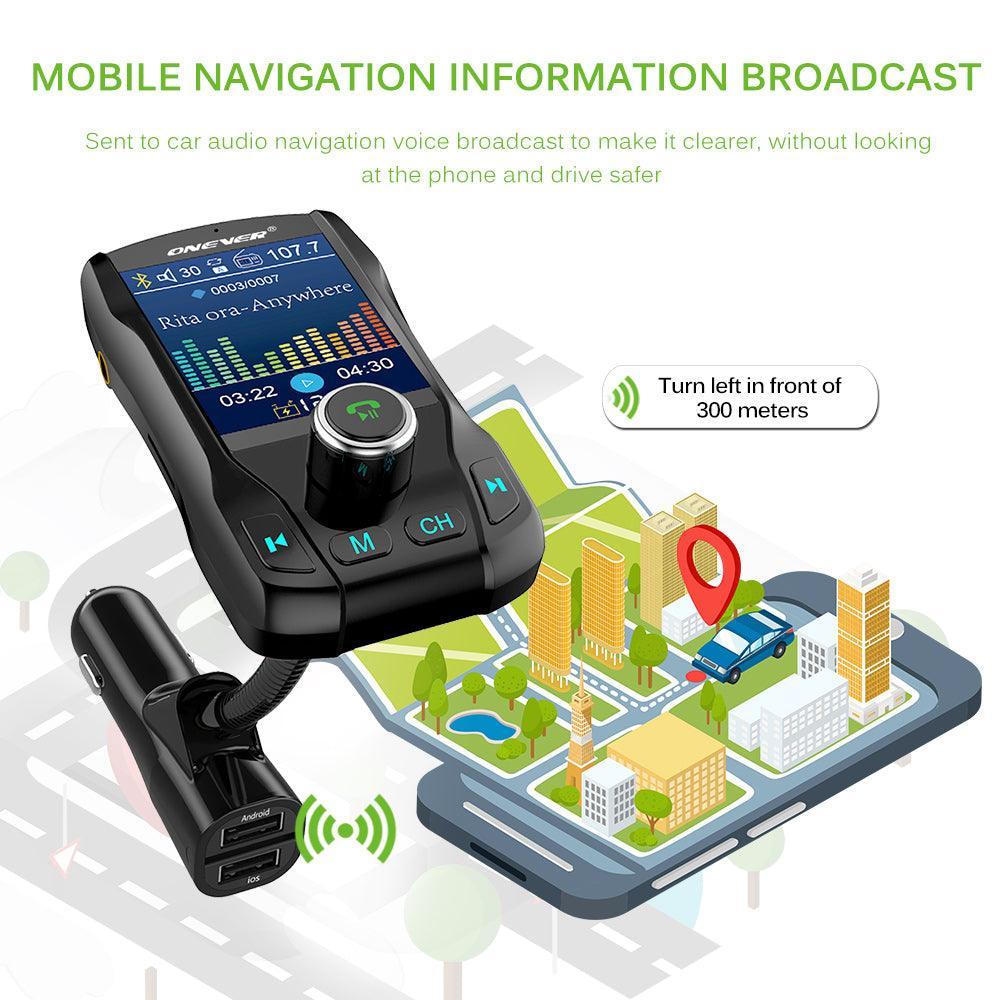 Bluetooth FM Transmitter for Car Bluetooth V3.0 - VirtuousWares:Global