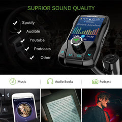 Bluetooth FM Transmitter for Car Bluetooth V3.0 - VirtuousWares:Global