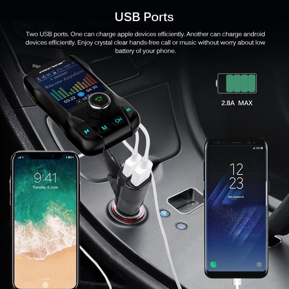 Bluetooth FM Transmitter for Car Bluetooth V3.0 - VirtuousWares:Global