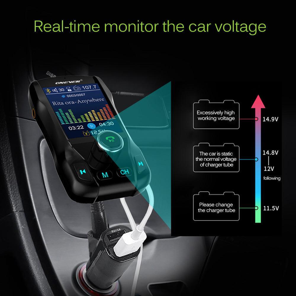 Bluetooth FM Transmitter for Car Bluetooth V3.0 - VirtuousWares:Global
