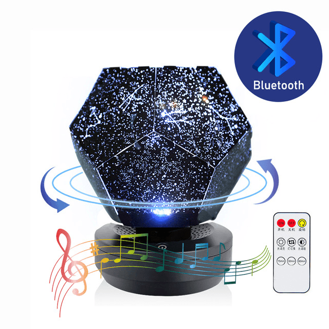 Bluetooth Speaker Star Light Projector Starry LED Galaxy Lamp - VirtuousWares:Global