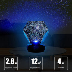 Bluetooth Speaker Star Light Projector Starry LED Galaxy Lamp - VirtuousWares:Global