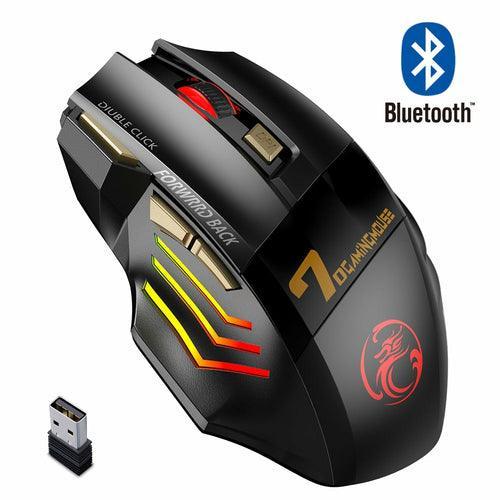 Bluetooth Wireless Silent Ergonomic Gaming Mouse - VirtuousWares:Global