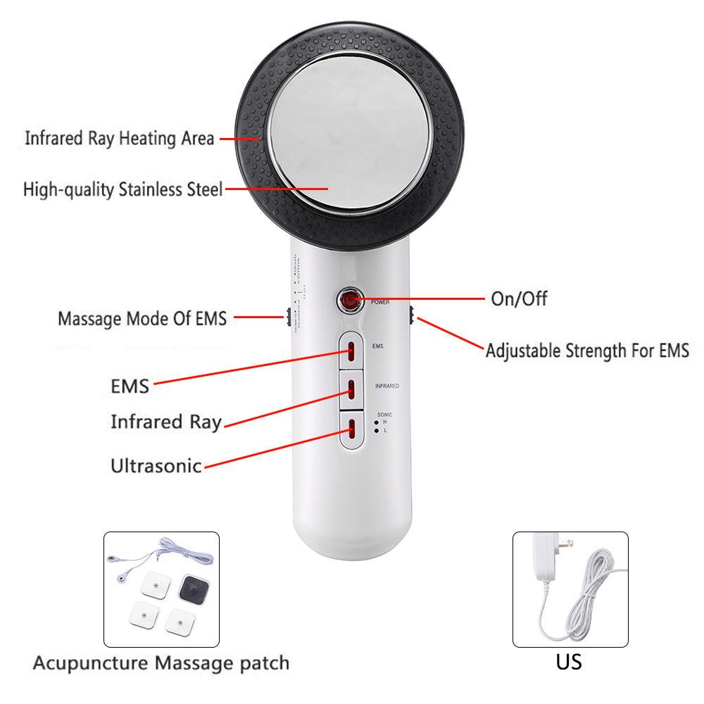 Body Face Lift Ultrasound Body Slimming Massager - VirtuousWares:Global