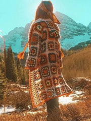 Bohemian Crochet Cardigan Vintage Jacket Coat - VirtuousWares:Global