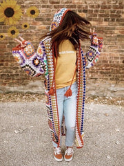 Bohemian Crochet Cardigan Vintage Jacket Coat - VirtuousWares:Global
