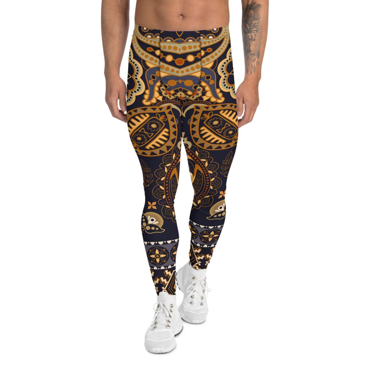 Bohemian Tribal Leggings for Men - VirtuousWares:Global