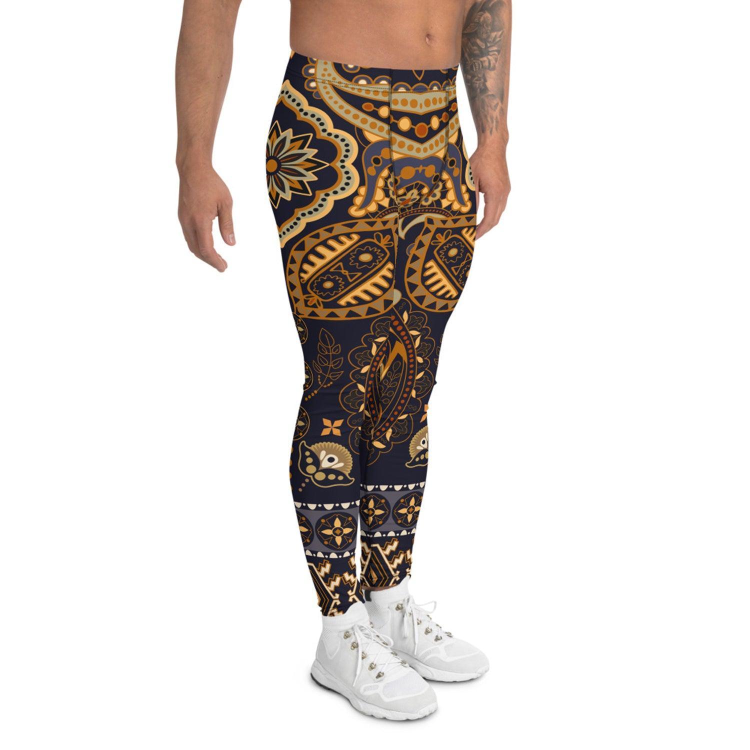 Bohemian Tribal Leggings for Men - VirtuousWares:Global