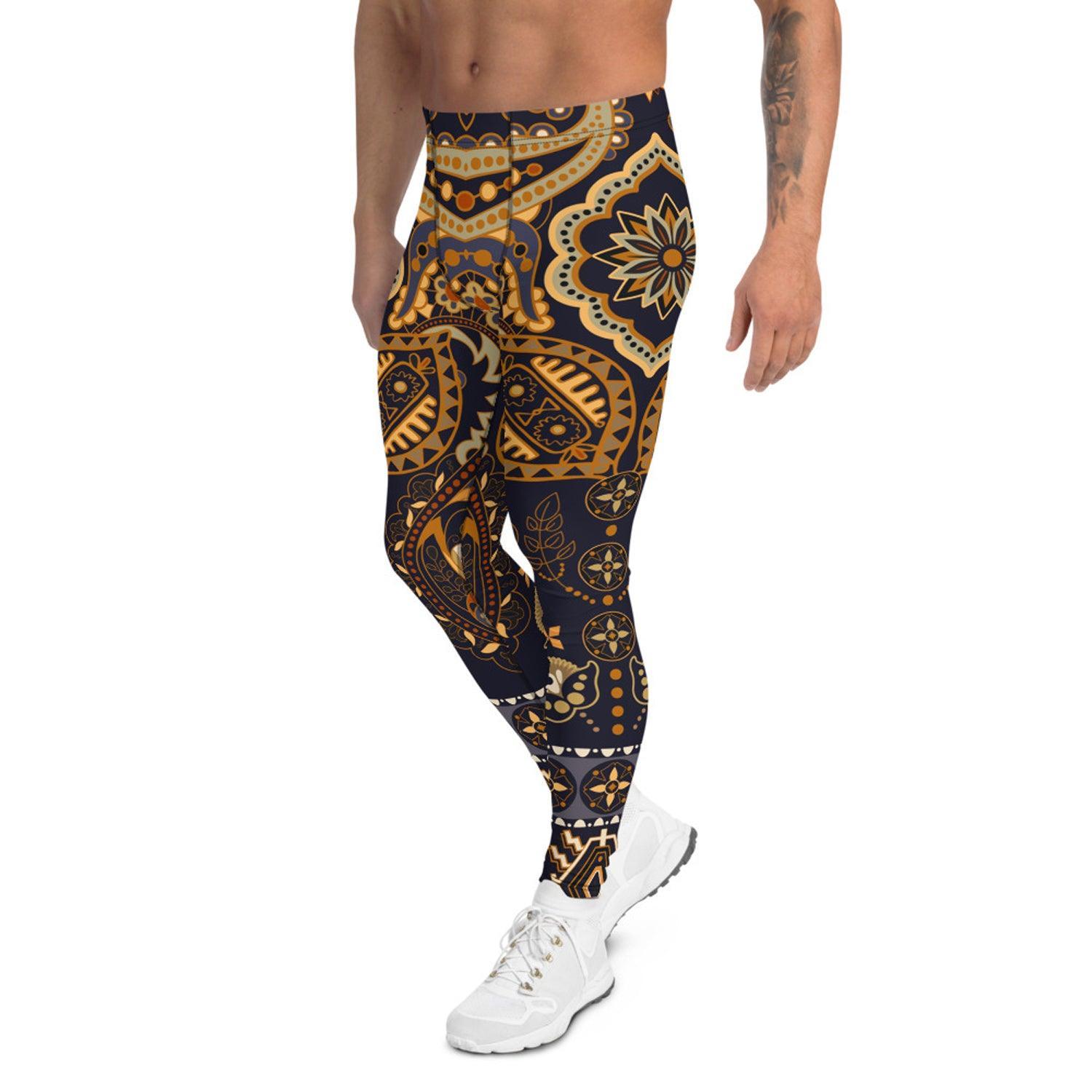 Bohemian Tribal Leggings for Men - VirtuousWares:Global