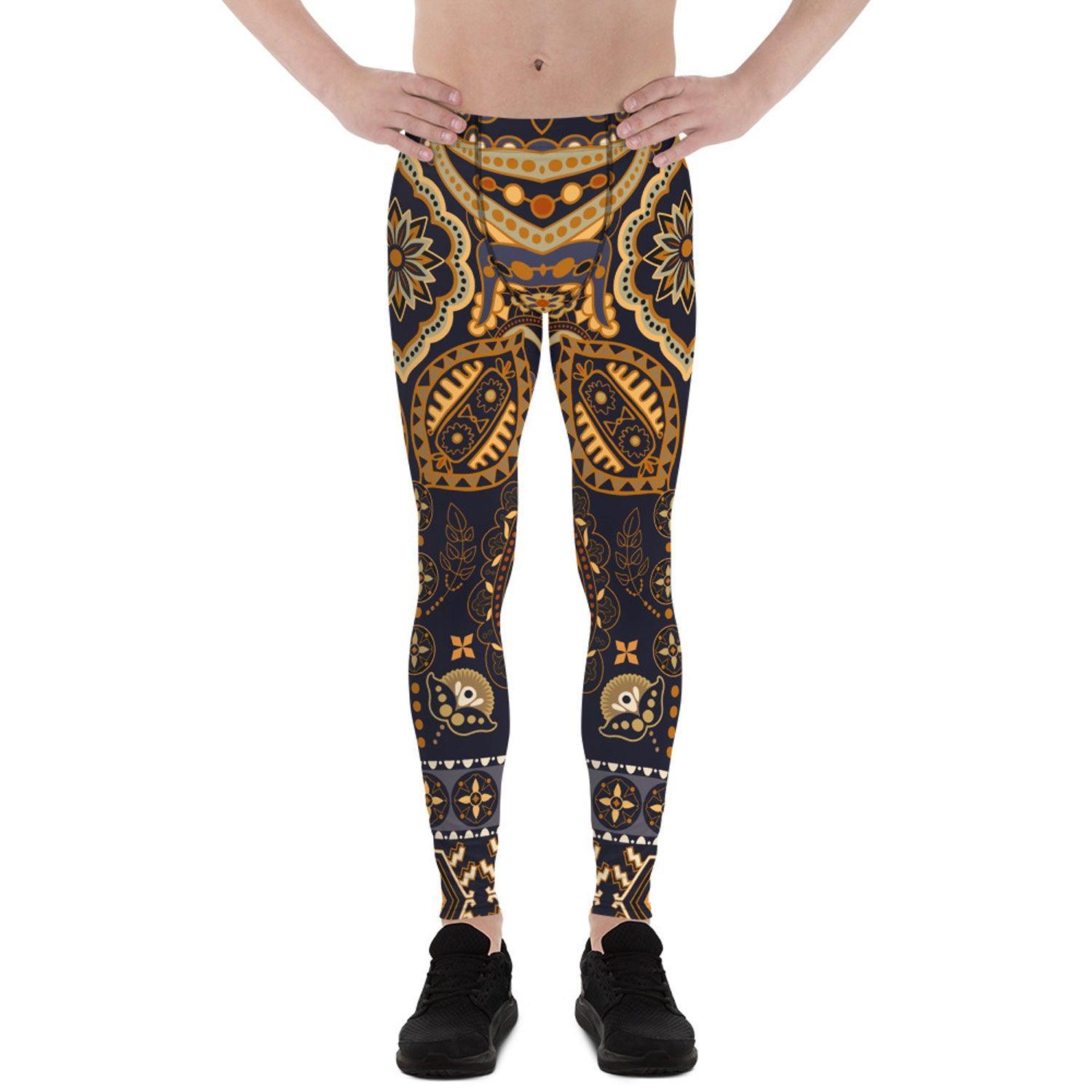 Bohemian Tribal Leggings for Men - VirtuousWares:Global