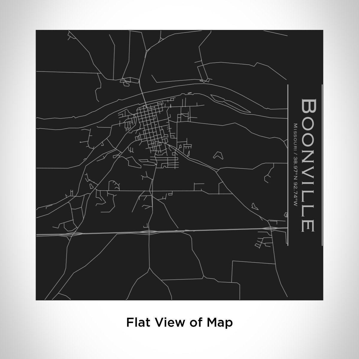 Boonville - Missouri Map Tumbler in Matte Black - VirtuousWares:Global