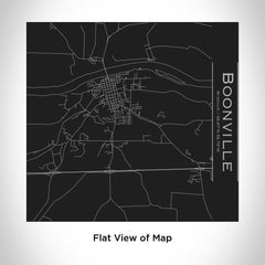 Boonville - Missouri Map Tumbler in Matte Black - VirtuousWares:Global
