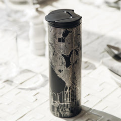 Boonville - Missouri Map Tumbler in Matte Black - VirtuousWares:Global
