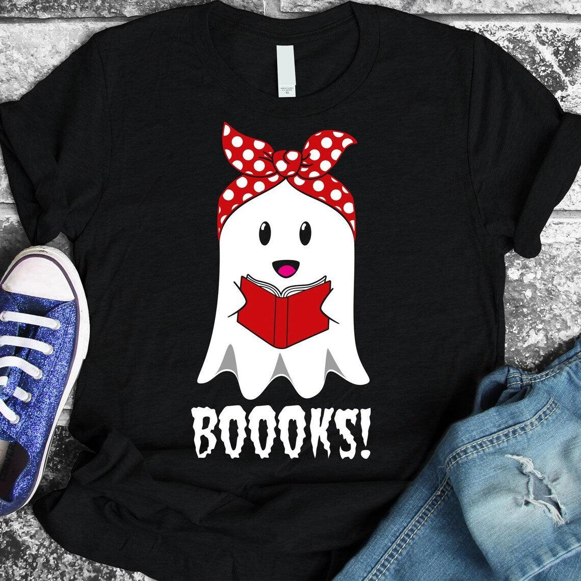 Boooks Halloween T-shirt - VirtuousWares:Global