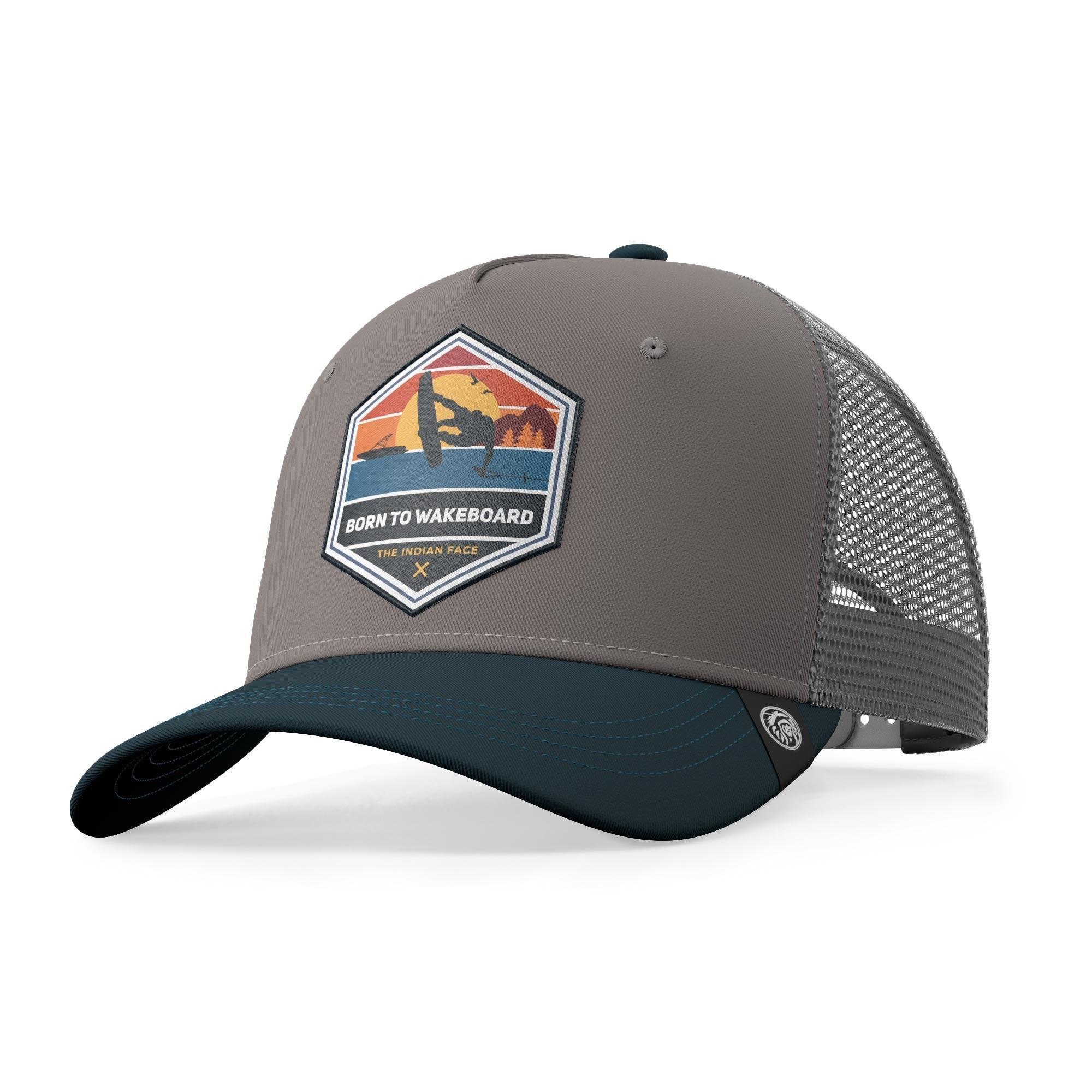 Born to Wakeboard Grey / Blue - VirtuousWares:Global