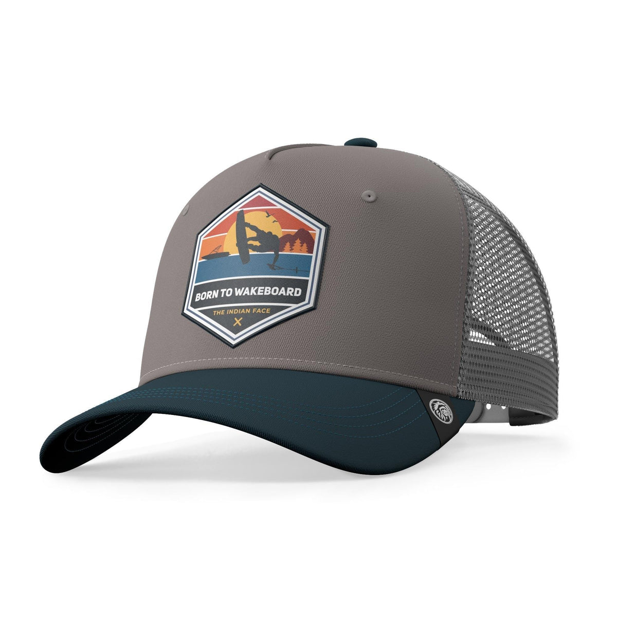 Born to Wakeboard Grey / Blue - VirtuousWares:Global