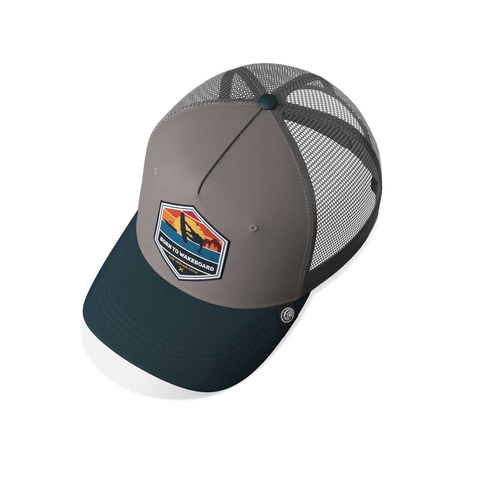 Born to Wakeboard Grey / Blue - VirtuousWares:Global