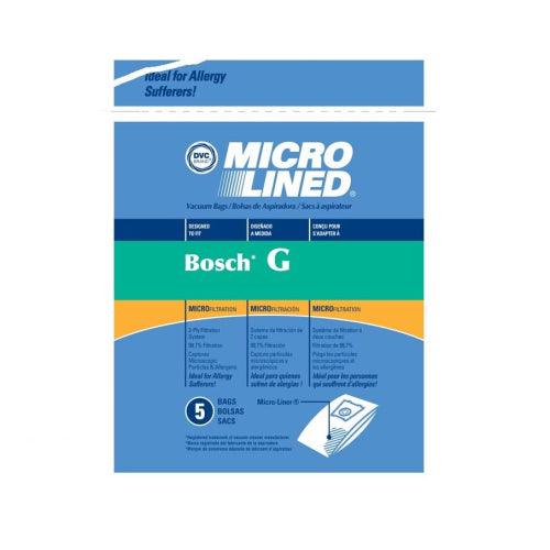 Bosch Replacement: BOR-1477 Paper Bag,Microline Type G Bosch Can 5Pk - VirtuousWares:Global