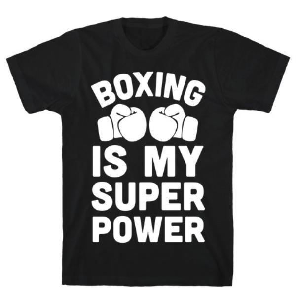BOXING IS MY SUPEROWER T-SHIRT - VirtuousWares:Global