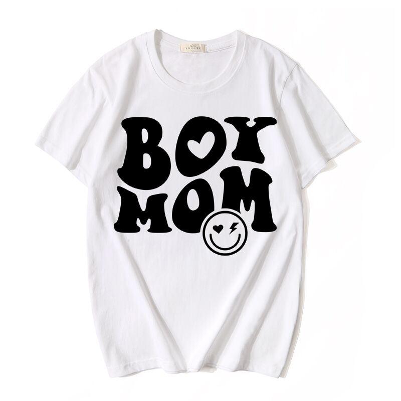 Boy Mom Mother's Day Graphic Tee - VirtuousWares:Global