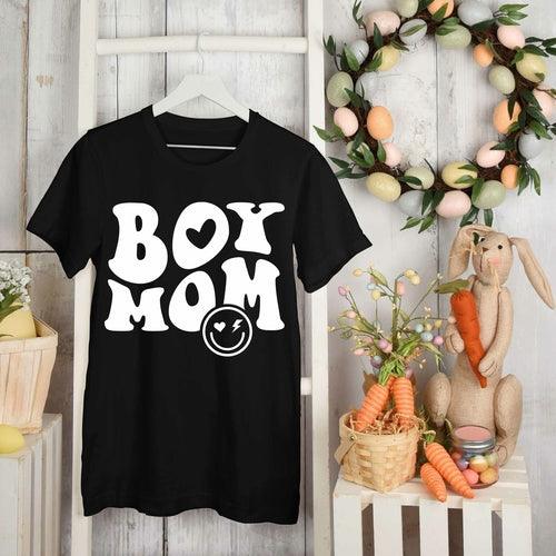 Boy Mom Mother's Day Graphic Tee - VirtuousWares:Global